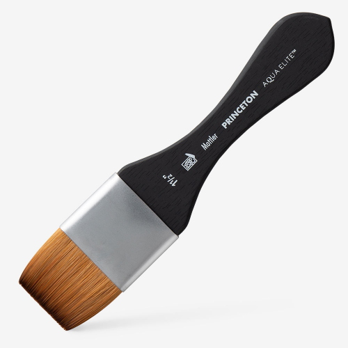 PENNELLESSA PRINCETON AQUA ELITE SERIE P4850M - SINTETICO EXTRA FINE IMIT. MARTORA KOLINSKY MANICO CORTO