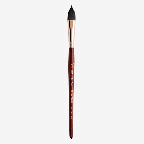 PENNELLO PRINCETON NEPTUNE SERIE P4750OW - OVALE SINTETICO IMITAZIONE SCOIATTOLO MANICO CORTO