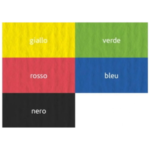 ALBUM CARTA COLORATA PER DISEGNO CM 24 X 33 GR MQ 140 FABRIANO ARCOBALENO