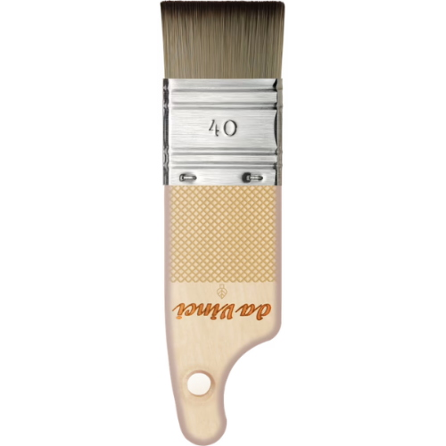 PENNELLESSA PADDLE DA VINCI FIT SYNTHETICS SERIE 5077 - SINTETICO ELASTICO GRIGIO MANICO ERGONOMICO