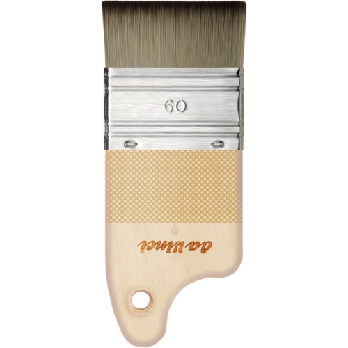 PENNELLESSA PADDLE DA VINCI FIT SYNTHETICS SERIE 5077 - SINTETICO ELASTICO GRIGIO MANICO ERGONOMICO