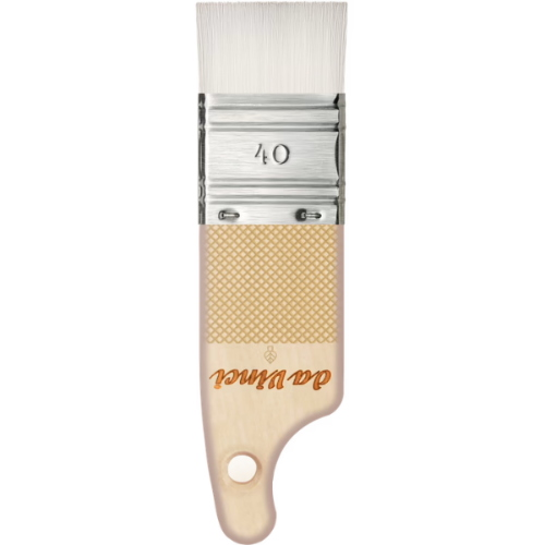 PENNELLESSA PADDLE DA VINCI IMPASTO SERIE 5027 - SINTETICO BIANCO RESISTENTE MANICO ERGONOMICO