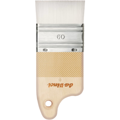 PENNELLESSA PADDLE DA VINCI IMPASTO SERIE 5027 - SINTETICO BIANCO RESISTENTE MANICO ERGONOMICO