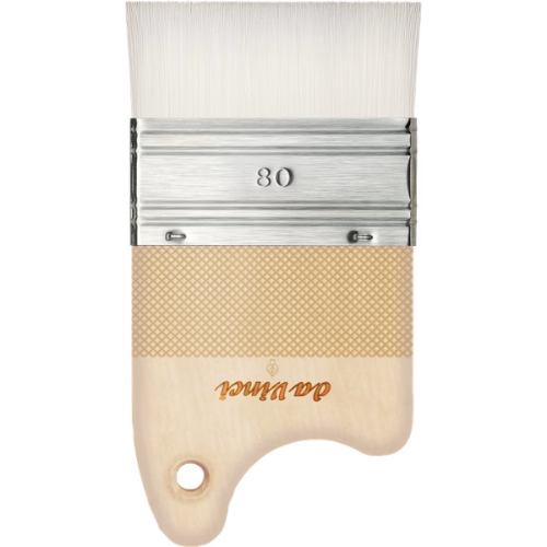 PENNELLESSA PADDLE DA VINCI IMPASTO SERIE 5027 - SINTETICO BIANCO RESISTENTE MANICO ERGONOMICO