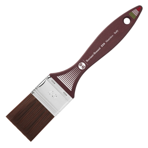 PENNELLESSA BORCIANI E BONAZZI SERIE 310 - SINTETICO PRUGNA MANICO CORTO