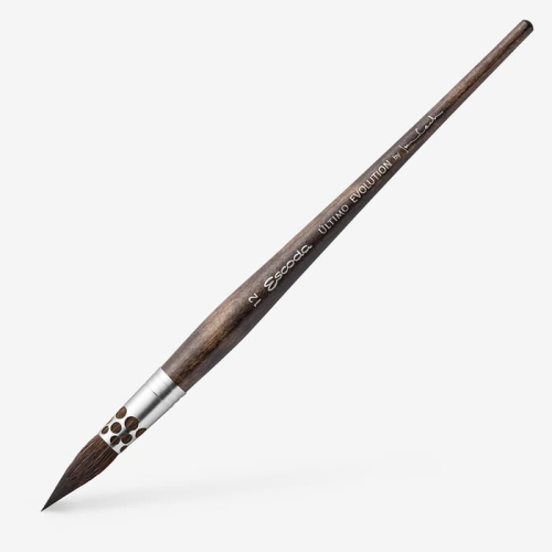 PENNELLO ESCODA ULTIMO EVOLUTION SERIE 1933 - BOMBASINO MOP SINTETICO IMIT. VAJO SCURO TENDO MANICO CORTO
