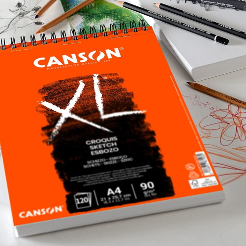 BLOCCO CARTA PER SCHIZZO CANSON XL CROQUIS 90 GR MQ