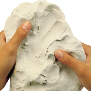 ARGILLA NATURALE AUTOINDURENTE BIANCA DA MODELLARE 1 KG PLUS SIO-2 
