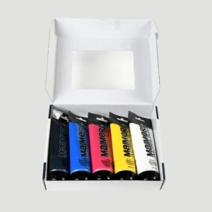 CONFEZIONE CON 5 COLORI MAIMERI ACRILICO DA 75 ML SELEZIONE COLORI PRIMARI