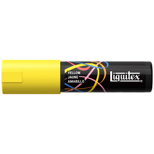 PENNARELLO ACRILICO MULTISUPERFICIE PUNTA MEDIA REVERSIBILE PIATTA E TONDA DA 8 MM LIQUITEX MARKER