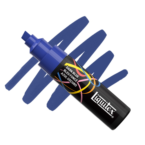 PENNARELLO ACRILICO MULTISUPERFICIE PUNTA MEDIA REVERSIBILE PIATTA E TONDA DA 8 MM LIQUITEX MARKER
