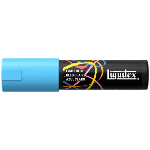 PENNARELLO ACRILICO MULTISUPERFICIE PUNTA MEDIA REVERSIBILE PIATTA E TONDA DA 8 MM LIQUITEX MARKER