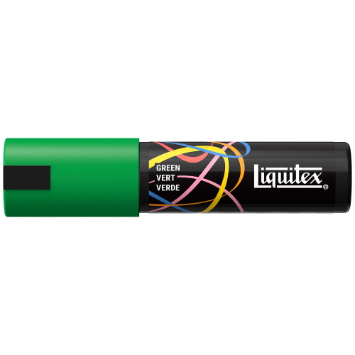 PENNARELLO ACRILICO MULTISUPERFICIE PUNTA MEDIA REVERSIBILE PIATTA E TONDA DA 8 MM LIQUITEX MARKER