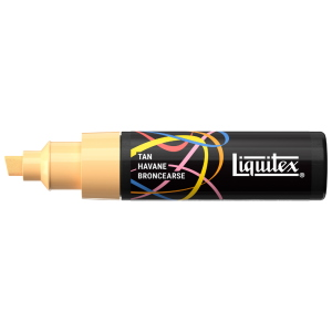 PENNARELLO ACRILICO MULTISUPERFICIE PUNTA MEDIA REVERSIBILE PIATTA E TONDA DA 8 MM LIQUITEX MARKER