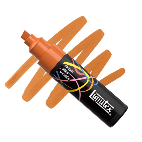 PENNARELLO ACRILICO MULTISUPERFICIE PUNTA MEDIA REVERSIBILE PIATTA E TONDA DA 8 MM LIQUITEX MARKER