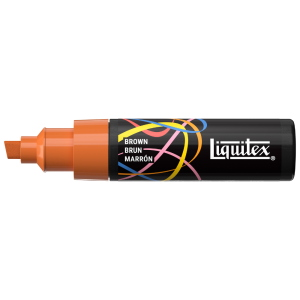 PENNARELLO ACRILICO MULTISUPERFICIE PUNTA MEDIA REVERSIBILE PIATTA E TONDA DA 8 MM LIQUITEX MARKER