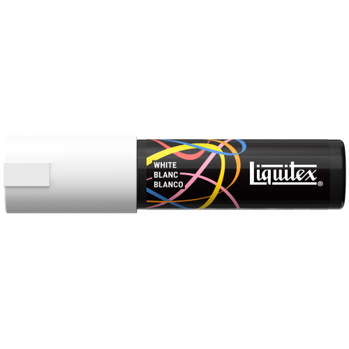 PENNARELLO ACRILICO MULTISUPERFICIE PUNTA MEDIA REVERSIBILE PIATTA E TONDA DA 8 MM LIQUITEX MARKER