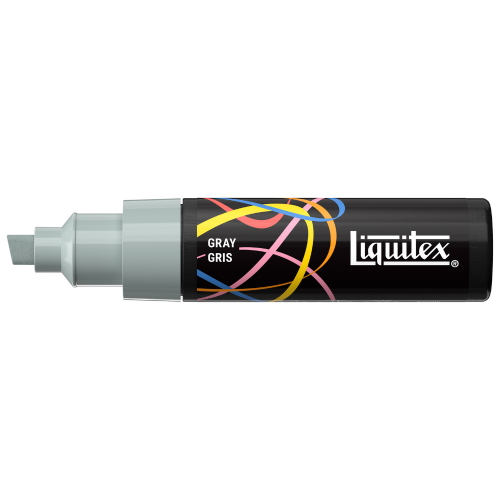 PENNARELLO ACRILICO MULTISUPERFICIE PUNTA MEDIA REVERSIBILE PIATTA E TONDA DA 8 MM LIQUITEX MARKER