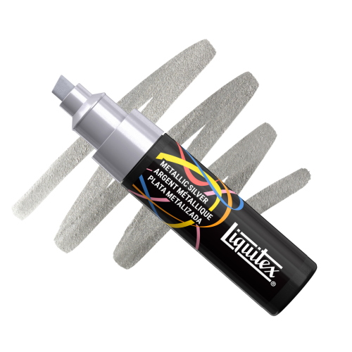 PENNARELLO ACRILICO MULTISUPERFICIE PUNTA MEDIA REVERSIBILE PIATTA E TONDA DA 8 MM LIQUITEX MARKER