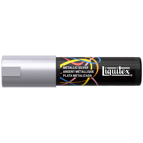 PENNARELLO ACRILICO MULTISUPERFICIE PUNTA MEDIA REVERSIBILE PIATTA E TONDA DA 8 MM LIQUITEX MARKER