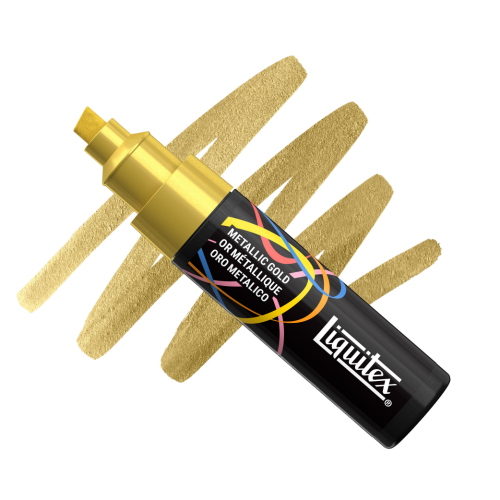 PENNARELLO ACRILICO MULTISUPERFICIE PUNTA MEDIA REVERSIBILE PIATTA E TONDA DA 8 MM LIQUITEX MARKER