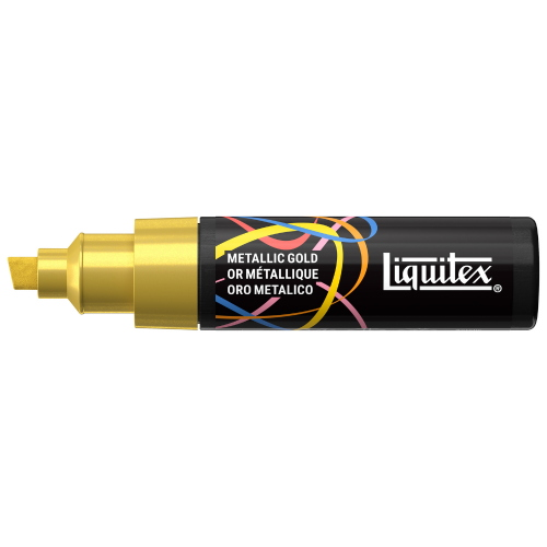 PENNARELLO ACRILICO MULTISUPERFICIE PUNTA MEDIA REVERSIBILE PIATTA E TONDA DA 8 MM LIQUITEX MARKER
