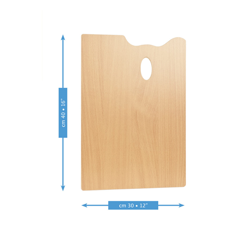 TAVOLOZZA IN LEGNO RETTANGOLARE 30 X 40 CM MABEF