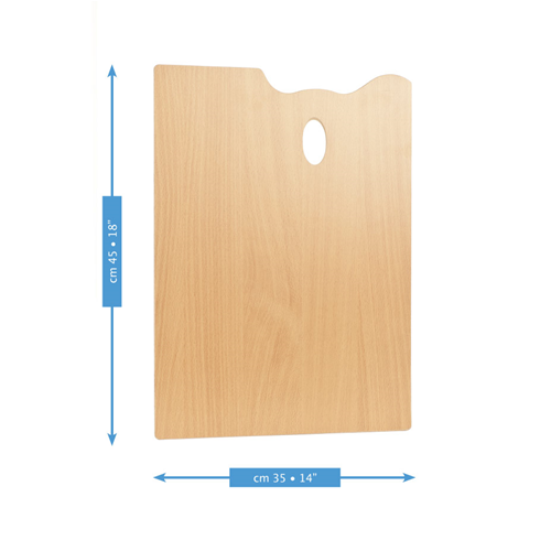 TAVOLOZZA IN LEGNO RETTANGOLARE 35 X 45 CM MABEF