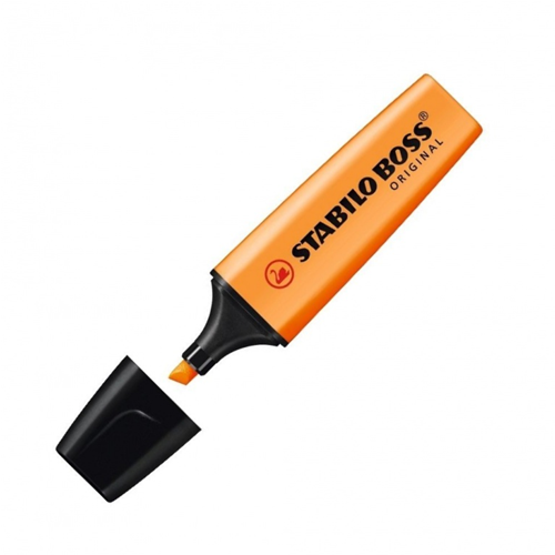 EVIDENZIATORE CON PUNTA A SCALPELLO STABILO BOSS ORIGINAL
