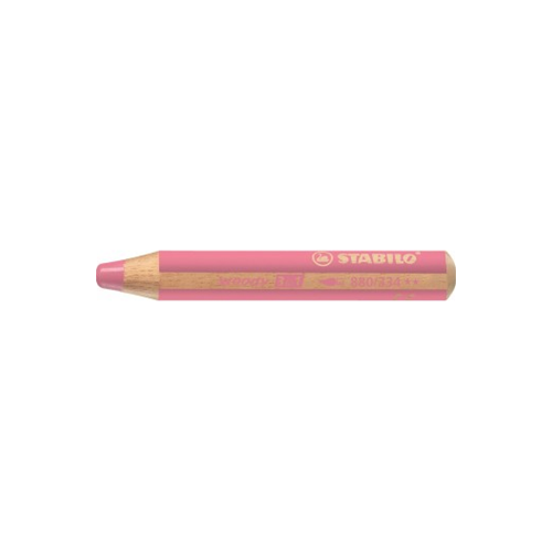 MATITONE COLORATO A CERA ED ACQUERELLABILE STABILO WOODY 3 IN 1 