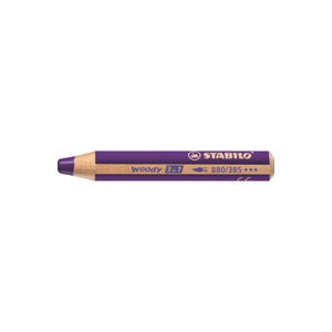 MATITONE COLORATO A CERA ED ACQUERELLABILE STABILO WOODY 3 IN 1 
