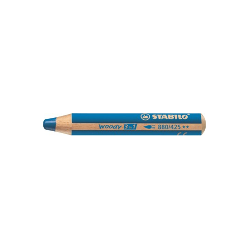 MATITONE COLORATO A CERA ED ACQUERELLABILE STABILO WOODY 3 IN 1 