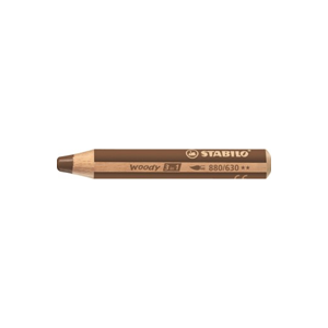 MATITONE COLORATO A CERA ED ACQUERELLABILE STABILO WOODY 3 IN 1 