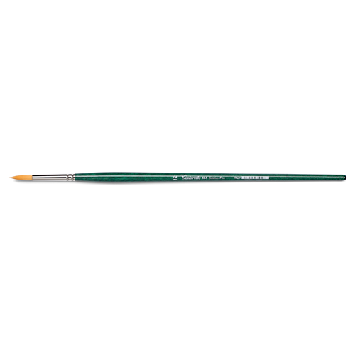 PENNELLO TONDO SINTETICO FINE MANICO LUNGO SERIE 865 TINTORETTO