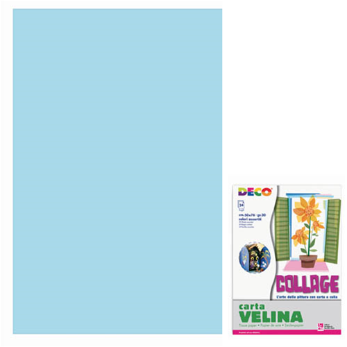 FOGLIO CARTA VELINA DA 21 GR CM 50 X 70 CWR