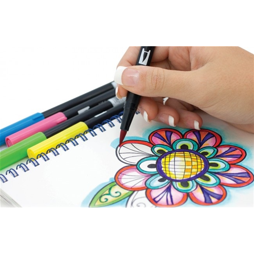 PENNARELLO A DOPPIA PUNTA A BASE D'ACQUA ABT DUAL BRUSH TOMBOW