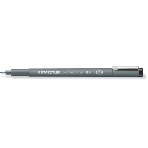 Staedtler 30801-9BKD Penna a pigmentazione a punta sottile 0.4 mm Nero 