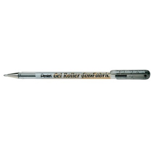 PENNA A SFERA NERA PER TESSUTI GEL ROLLER PENTEL