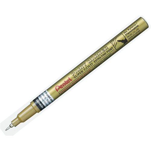 PENNARELLO A VERNICE PUNTA EXTRAFINE ORO PAINT MARKER PENTEL