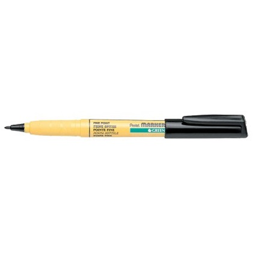 PENNARELLO PER TESSUTI NERO PUNTA FINE PENTEL