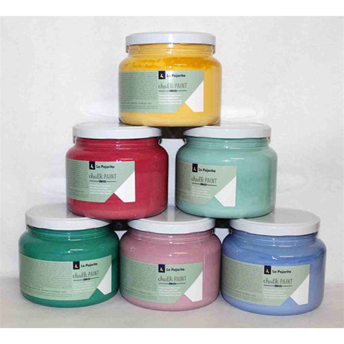 COLORE ACRILICO BASE GESSO CHALK PAINT 500 ML LA PAJARITA