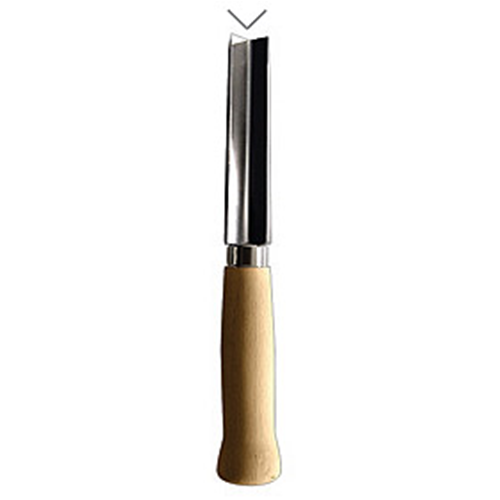 SGORBIA PER LEGNO CON LAMA IN ACCIAIO TEMPERATO ED AFFILATO MANICO IN LEGNO SERIE 1000