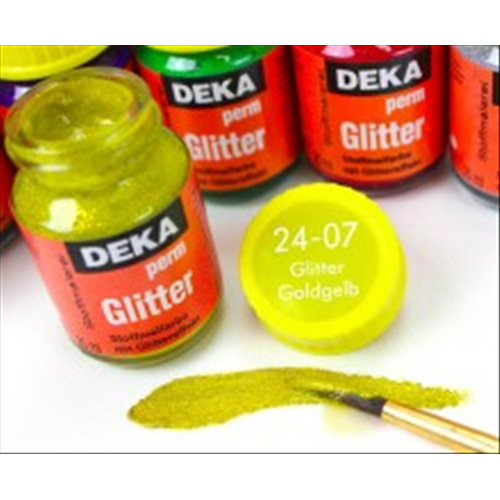 COLORE PER STOFFA GLITTERATO DA 25 ML DEKA PERM GLITTER