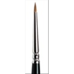 PENNELLO WINSOR & NEWTON SERIE 7 MINIATURA - TONDO PELO CORTO IN MARTORA KOLINSKY MANICO CORTO