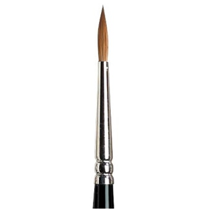 PENNELLO WINSOR & NEWTON SERIE 7 - TONDO IN MARTORA KOLINSKY MANICO CORTO