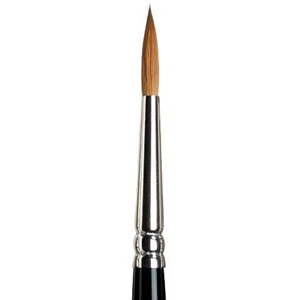 PENNELLO WINSOR & NEWTON SERIE 7 - TONDO IN MARTORA KOLINSKY MANICO CORTO