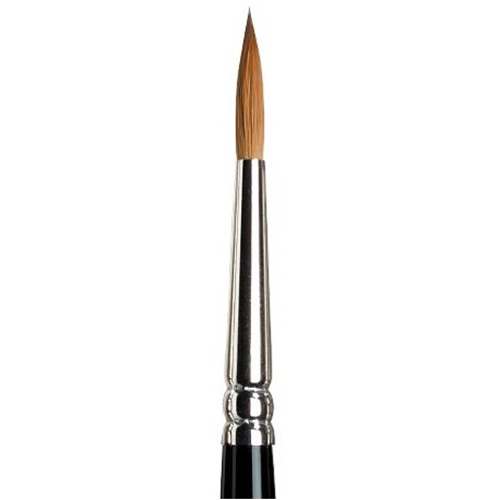 PENNELLO WINSOR & NEWTON SERIE 7 - TONDO IN MARTORA KOLINSKY MANICO CORTO