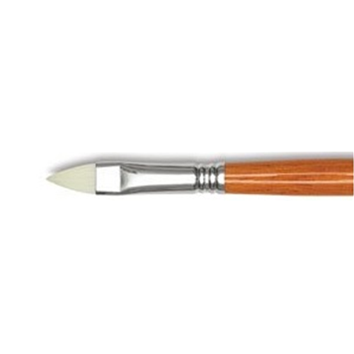 PENNELLO LINGUA DI GATTO SINTETICO BIANCO TEKADY MANICO LUNGO SERIE 4525 ROBUSTO ESCODA 