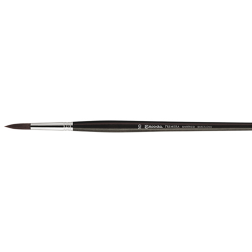PENNELLO TONDO SINTETICO PRUGNA TEIJIN MANICO LUNGO SERIE 4175 PRIMERA ESCODA