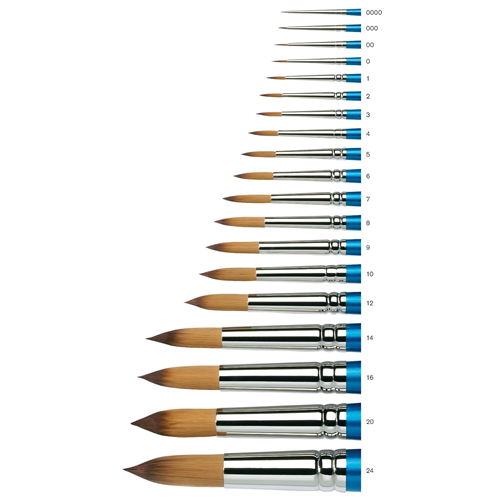 PENNELLO WINSOR & NEWTON COTMAN SERIE 111 - TONDO SINTETICO MANICO CORTO